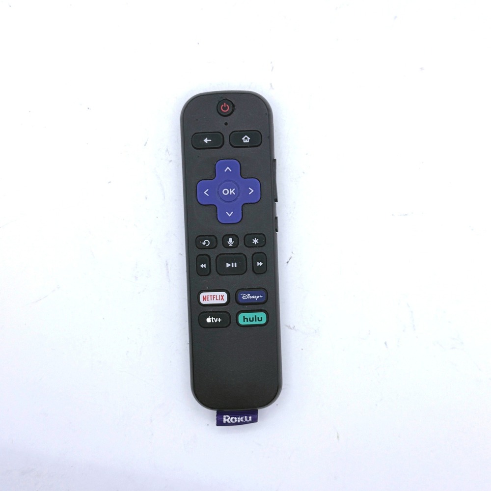 Roku Voice Remote One Size RC-EL1 Black with Netflix Disney+ Hulu Buttons